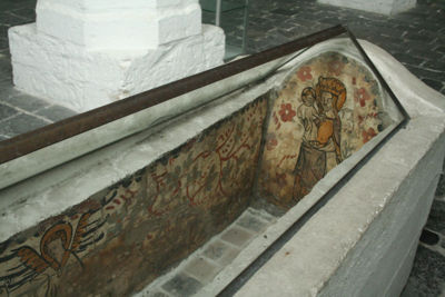 Beschilderd graf in Aardenburg